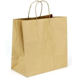 KRAFT HANDLE BAGS 10X5X13
